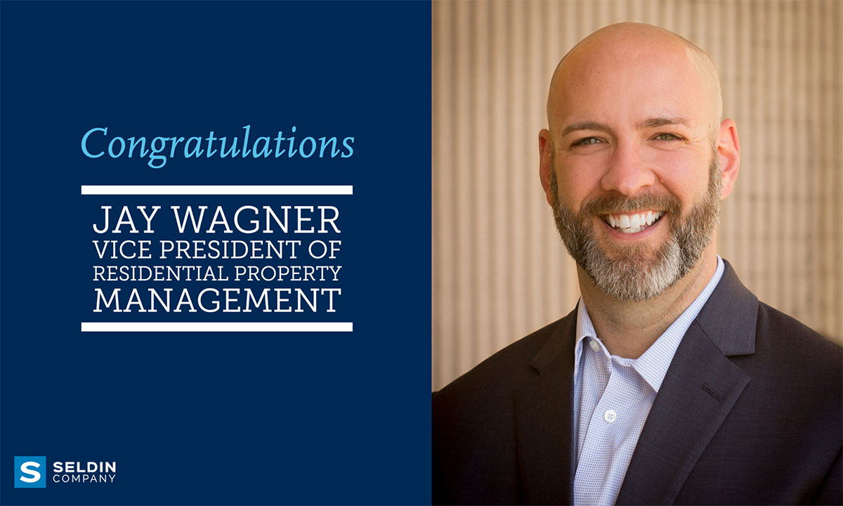JAY WAGNER PROMOTED TO VP OF RESIDENTIAL PROPERTY MANAGEMENT