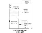 Hollow Tree Apartments Floorplan 1