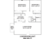 Hollow Tree Apartments Floorplan 2