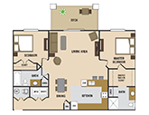 Loveland Flats Floorplan 1