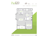 Park 120 Oak Hills Floorplan 1