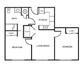Thunder Ridge Senior Apartments Floorplan 2