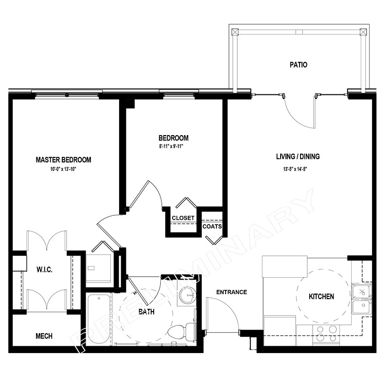 Village East Floorplan 1