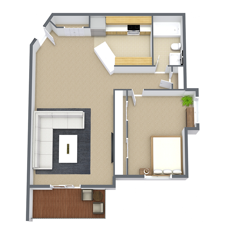 Haven Apartments Floorplan 6