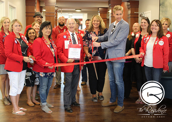 RIBBON CUTTING AT THE RESIDENCE AT AUTUMN SAGE